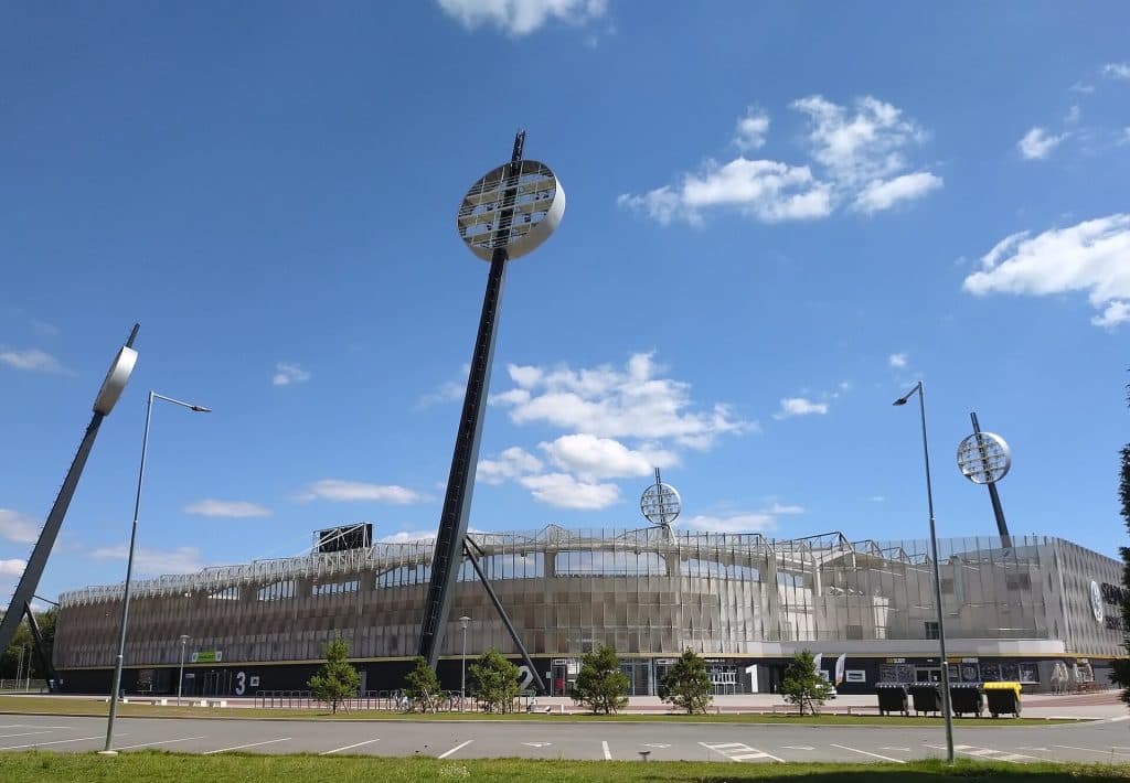 Malšovická aréna trong ảnh tư liệu bóng đá Hradec Králové