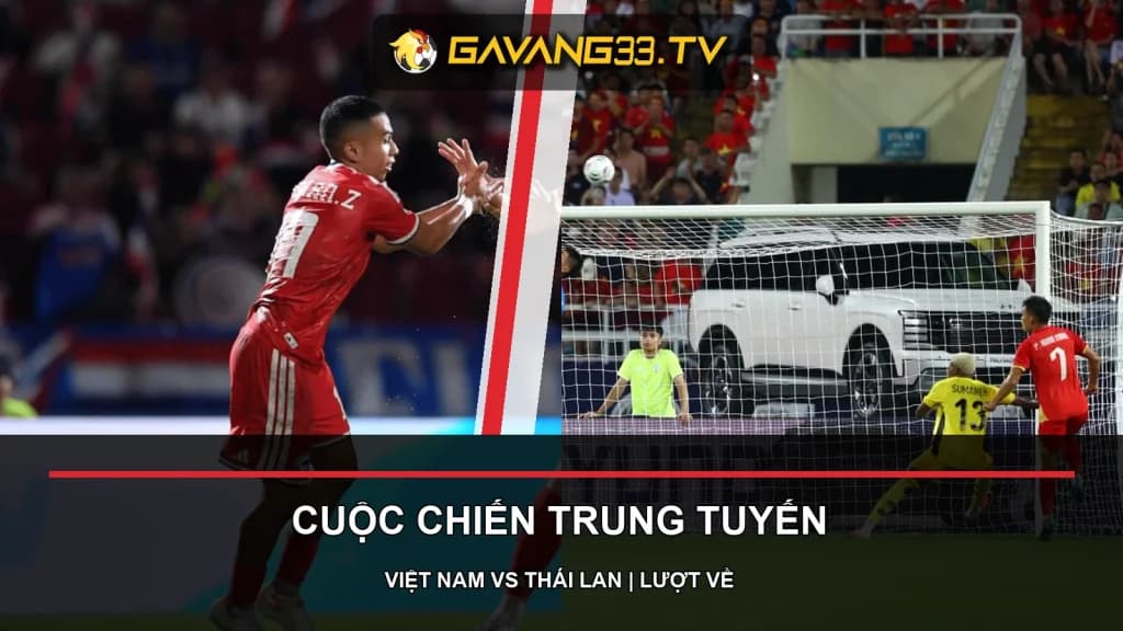 Tuyển Thái Lan và tuyển Việt Nam ở bán kết ASEAN Championship 2026, có logo website