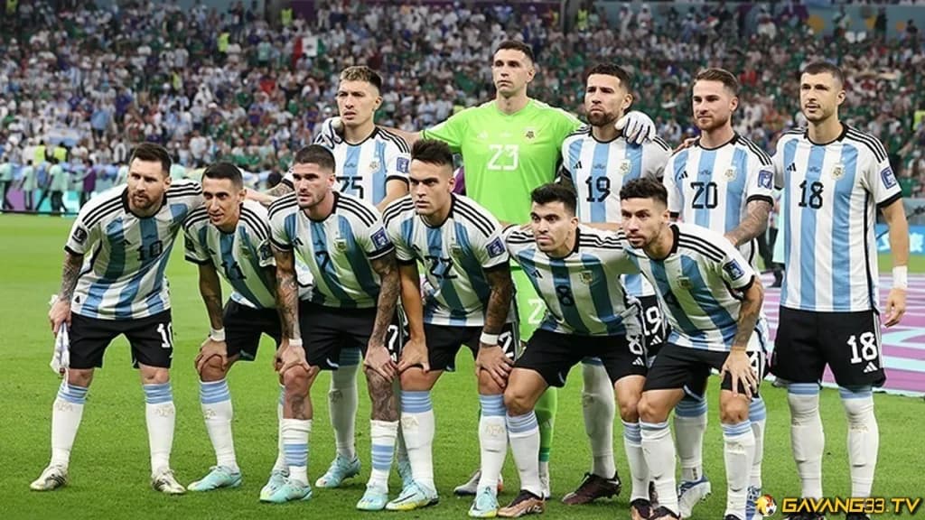 Đội hình Argentina trong ảnh tư liệu