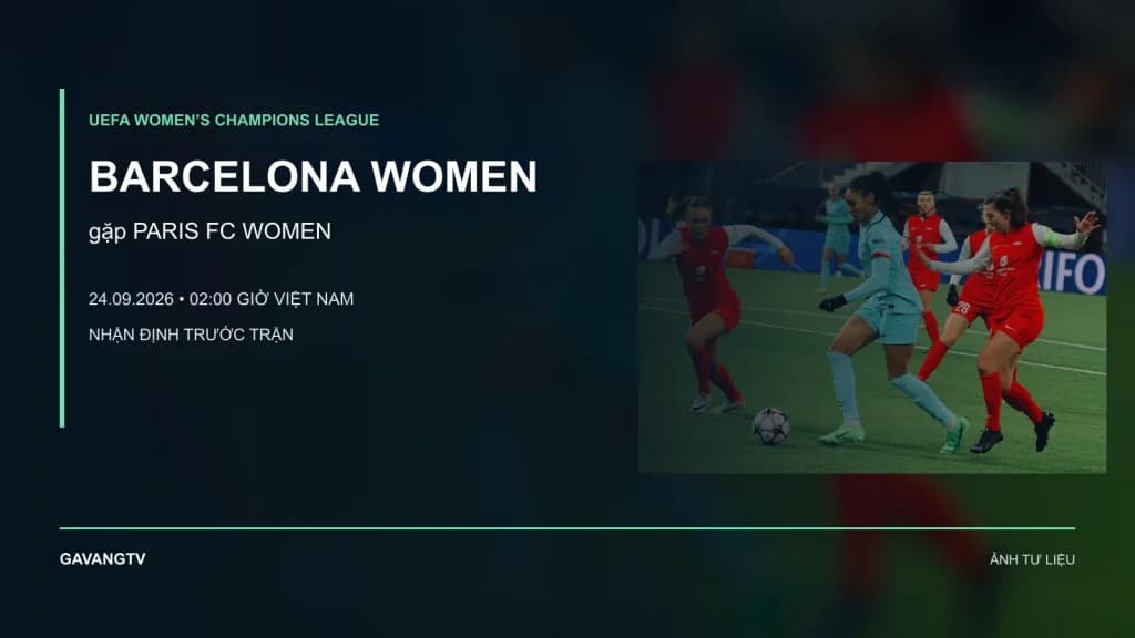 Ảnh tư liệu cầu thủ Barcelona Women trong trận đấu năm 2024