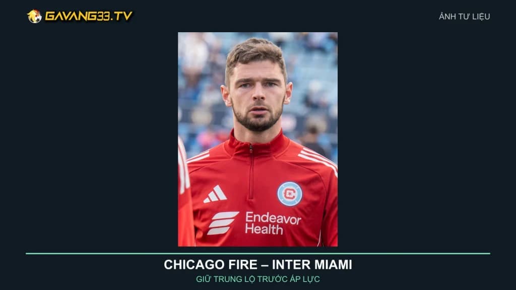 Ảnh tư liệu Hugo Cuypers trong màu áo Chicago Fire năm 2025