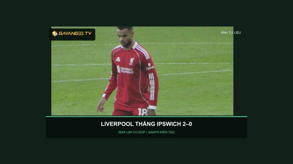 Cody Gakpo trong màu áo Liverpool, ảnh tư liệu tháng 1/2026