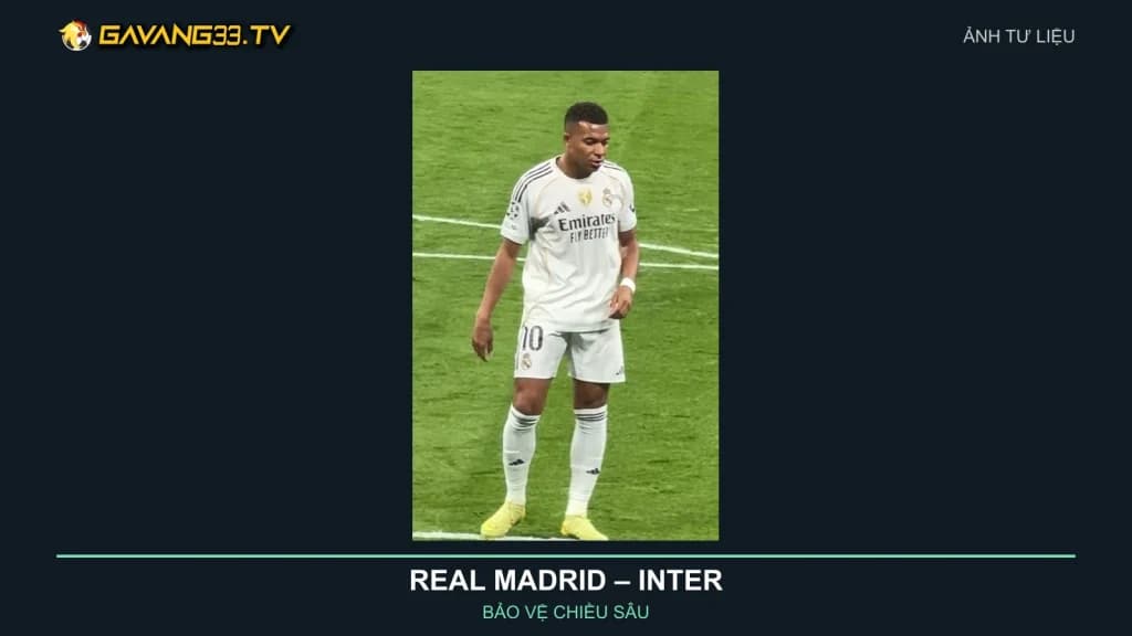 Ảnh tư liệu Kylian Mbappé trong màu áo Real Madrid