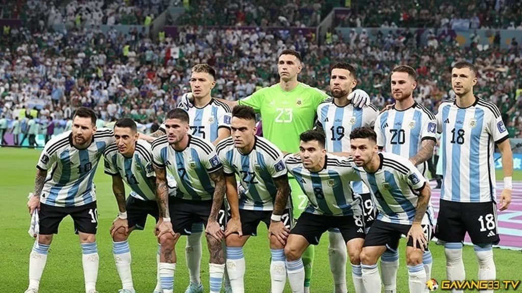 Đội tuyển Argentina trong ảnh tư liệu
