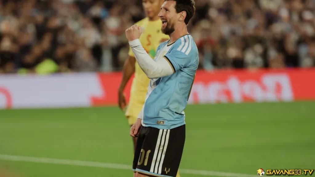 Lionel Messi trong màu áo đội tuyển Argentina