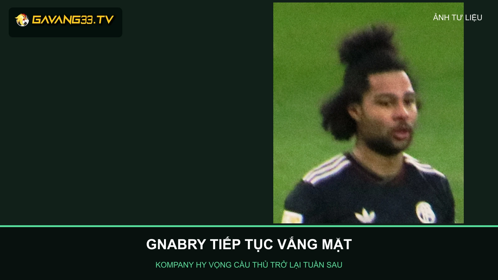 Serge Gnabry trong màu áo Bayern Munich, ảnh tư liệu tháng 1/2026