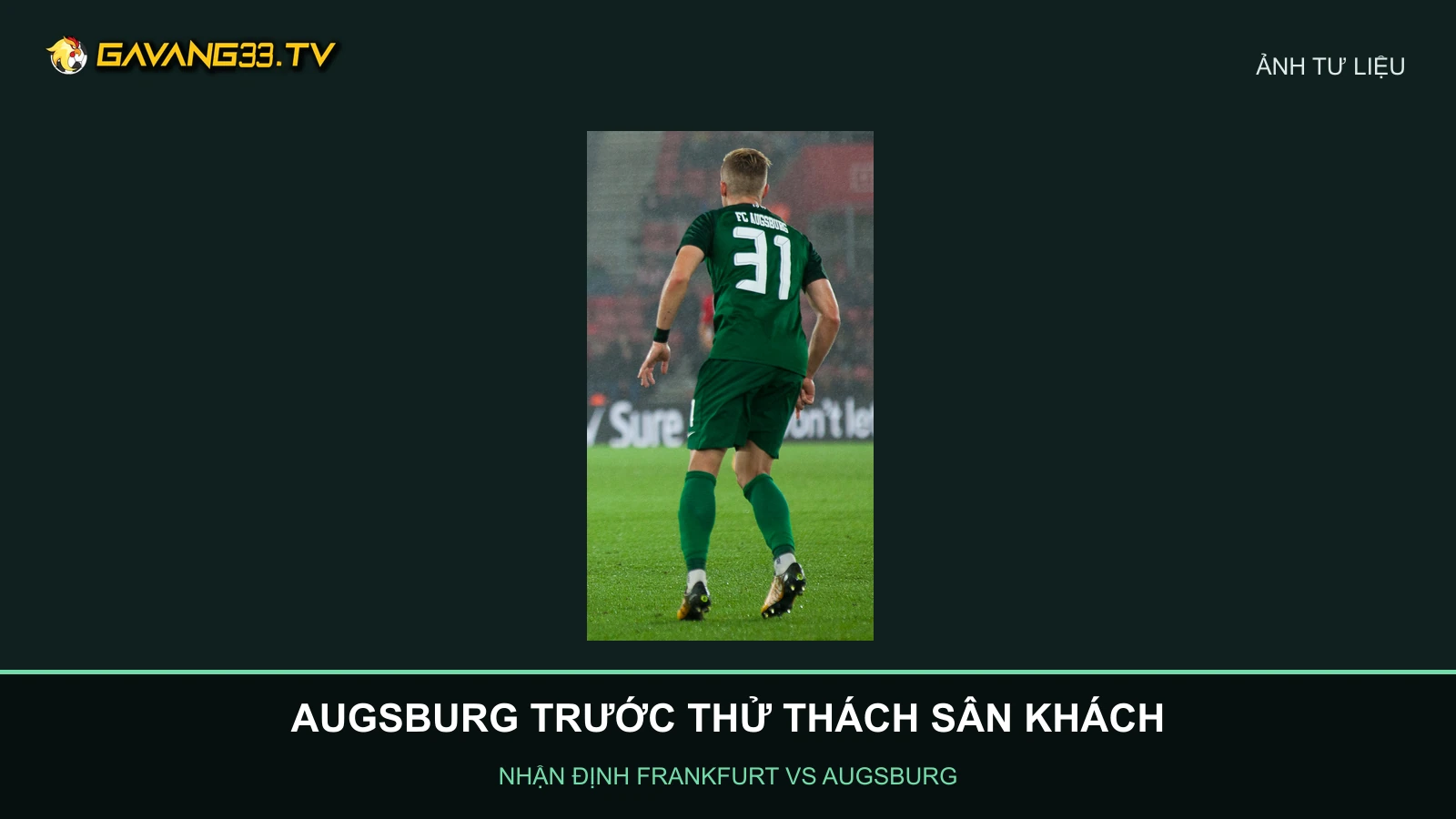Cầu thủ trong màu áo FC Augsburg, ảnh tư liệu tháng 8/2017