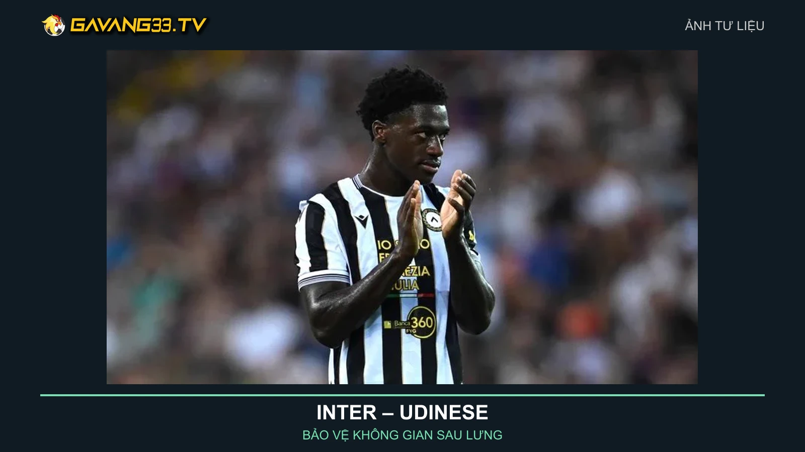 Ảnh tư liệu James Abankwah trong màu áo Udinese