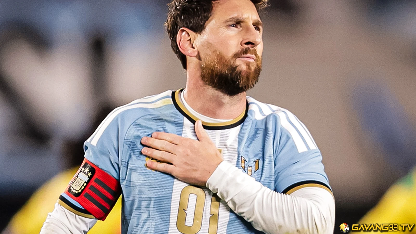 Lionel Messi trong màu áo đội tuyển Argentina